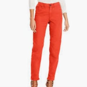 Orange Ralph Lauren dress pants